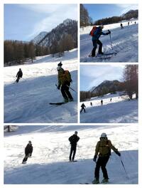 Quelques virages dans la neige fraiche Quelques virages dans la neige fraiche